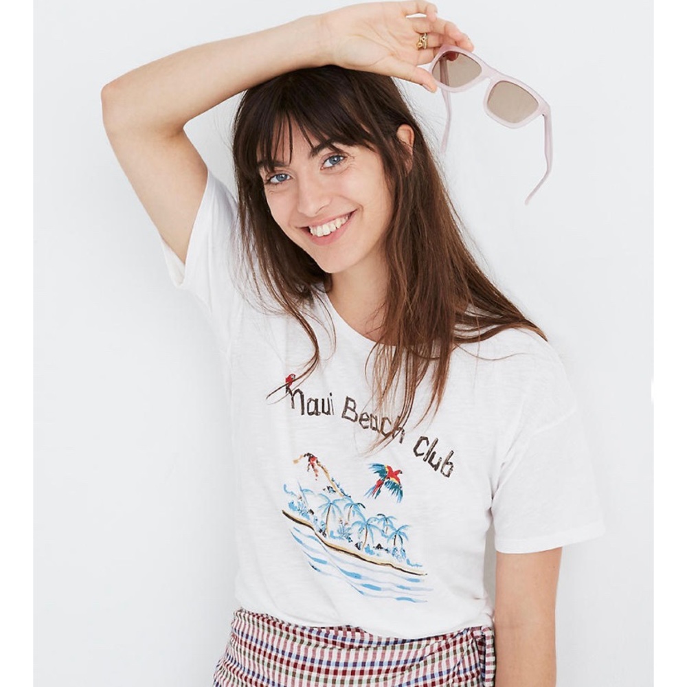 Madewell Maui Beach Club Graphic Tee